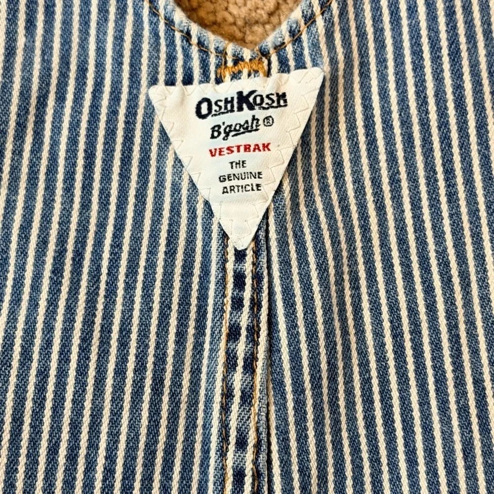 Vintage OshKosh B’gosh Railroad Hickory Stripe Overalls | 12–18M